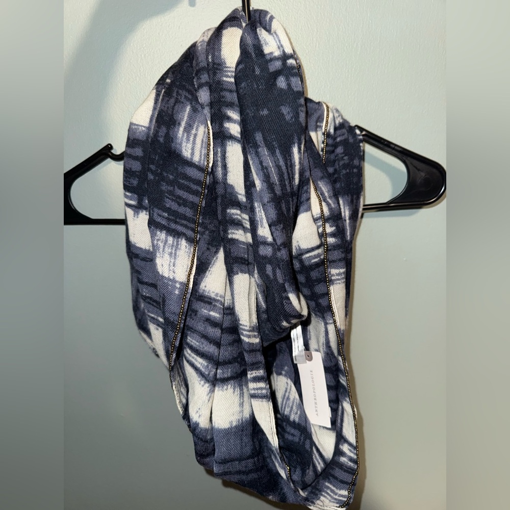 100% Wool Anthropologie Scarf NWT